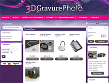 Tablet Screenshot of 3dgravurephoto.com